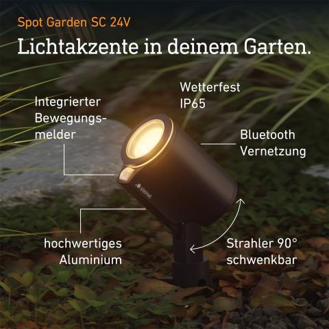 STEINEL Spot Garden SC 24V mit Bewegungsmelder & Bluetooth
